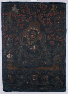 Mahakala, protector de la tienda, Tíbet. de Unknown
